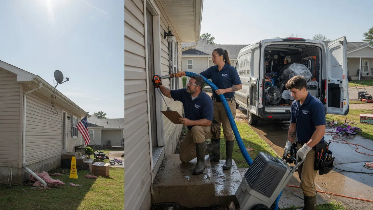 Ceiling Water Damage Restoration in Woodbury, GA near me